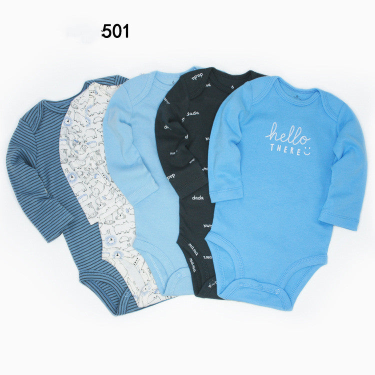 Baby Essential Long-Sleeve Romper Set
